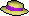 Purple boater